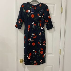 Oscar de la Renta  Fall 2017 Floral Dress , Belt